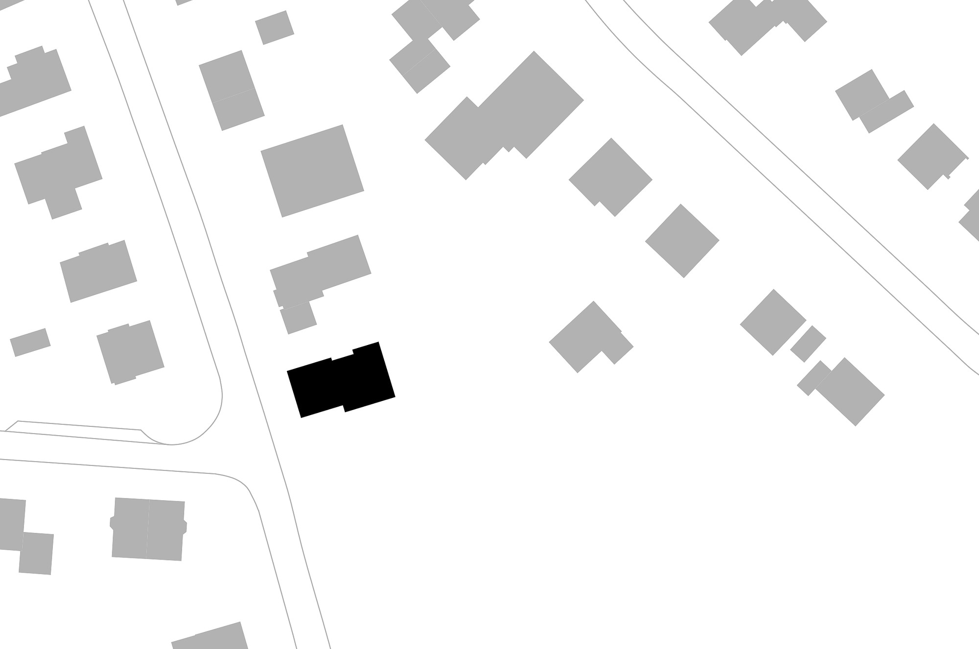 Neubau Wohngebäude Lageplan