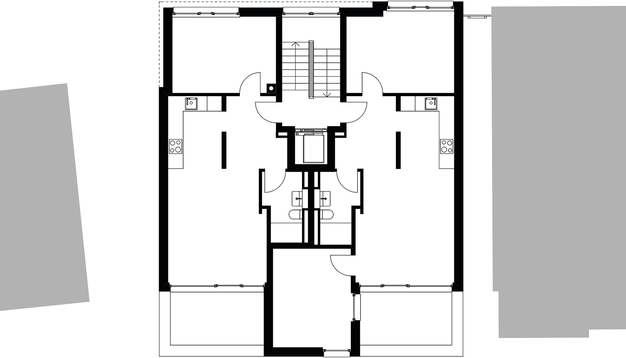 Neubau Wohngebäude G16 Obergeschoss