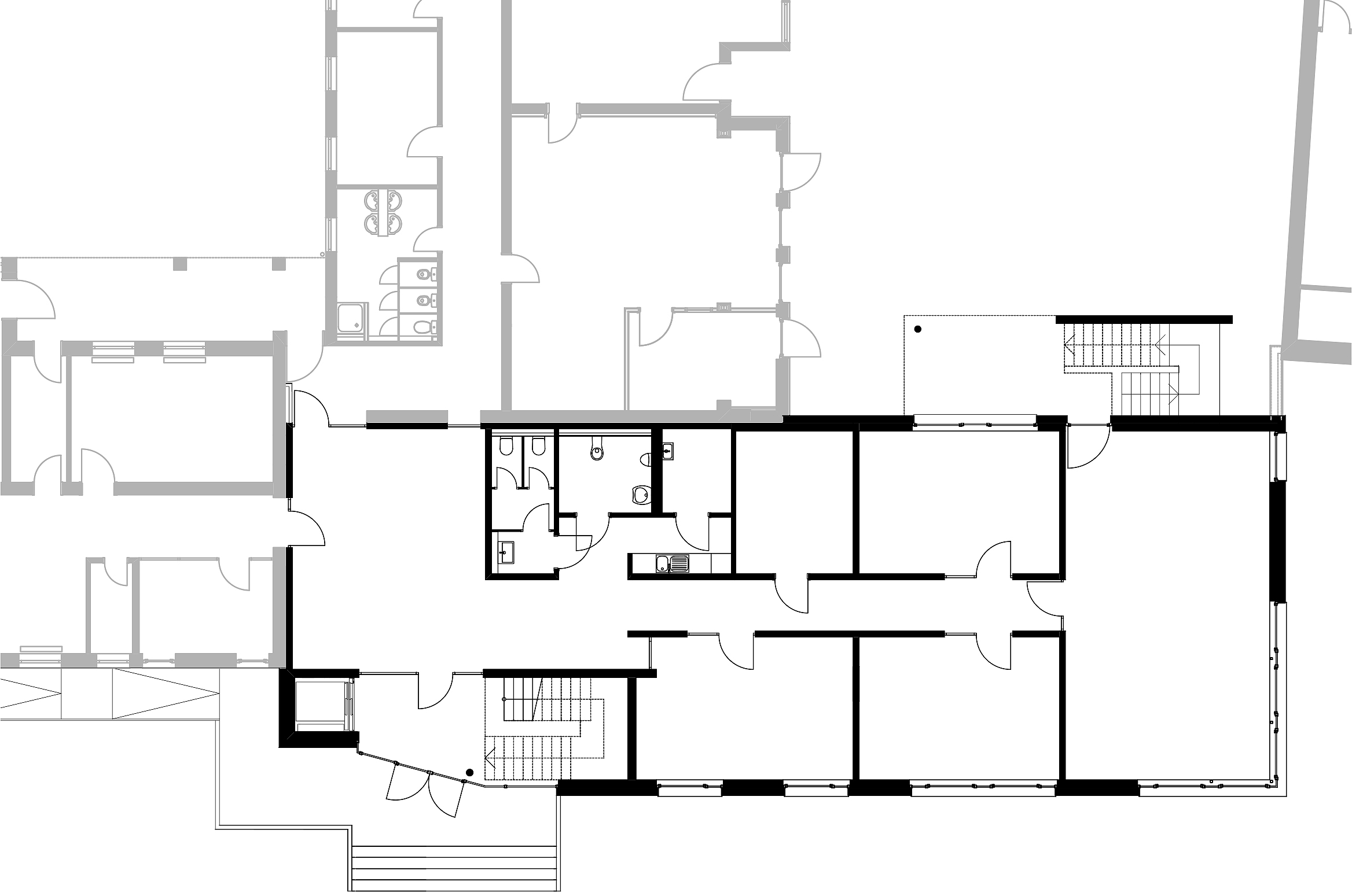 Neubau Gemeindezentrum - Erdgeschoss