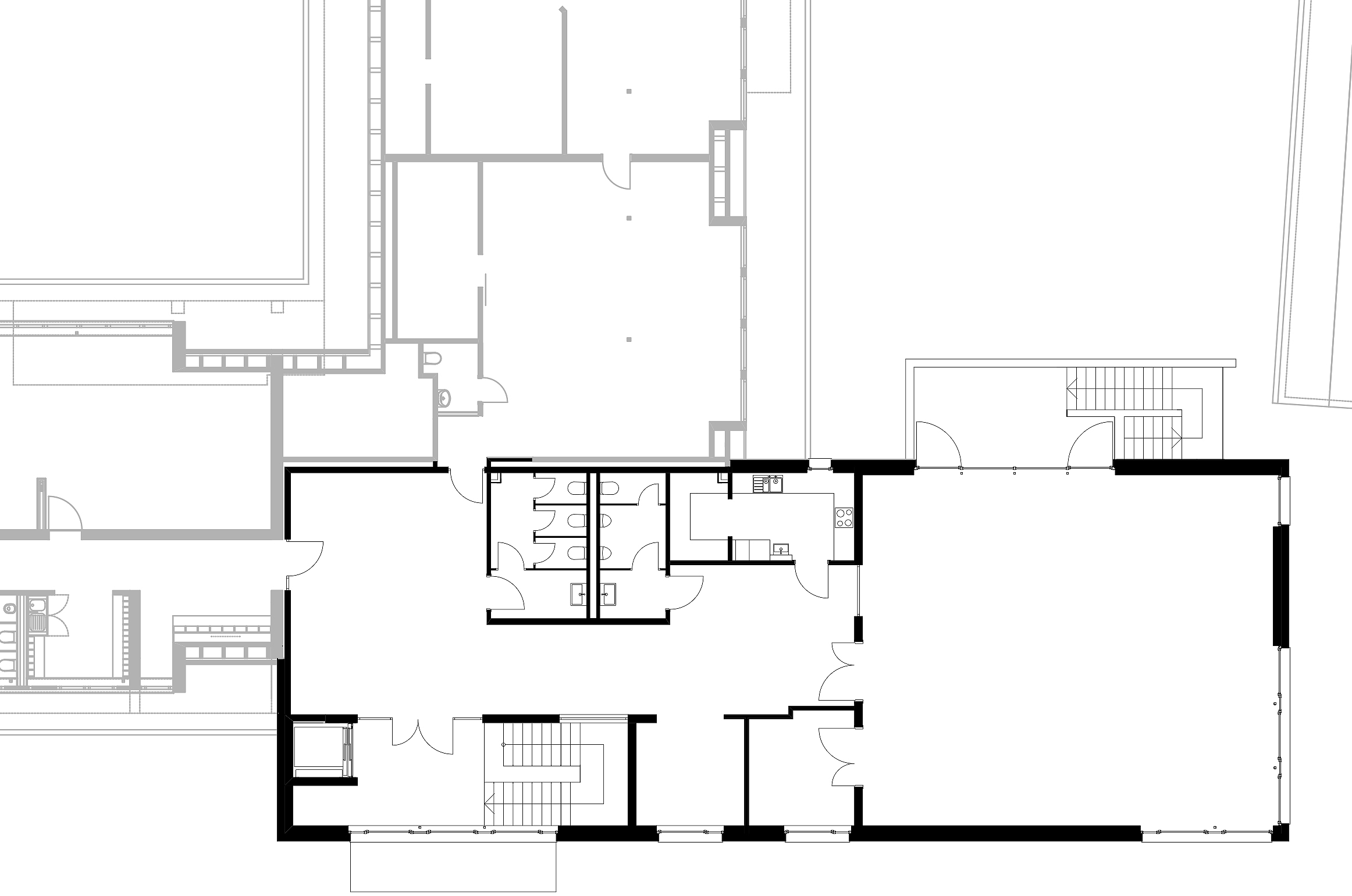 Neubau Gemeindezentrum - Obergeschoss