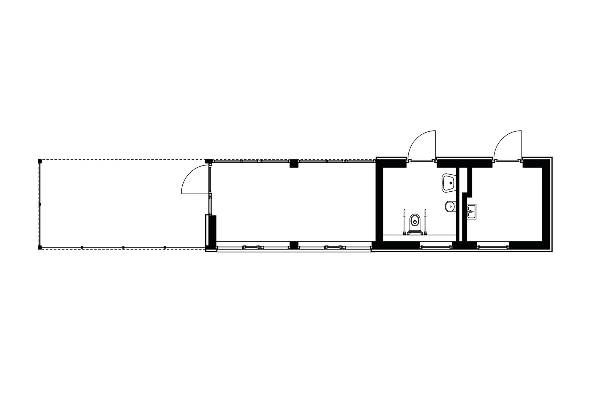 Neubau Mobilitätspunkt T - Erdgeschoss